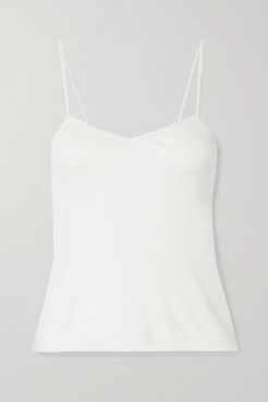 Bette Cashmere And Silk-blend Camisole - White