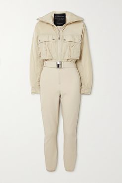 Telluride Convertible Paneled Ski Suit - Cream