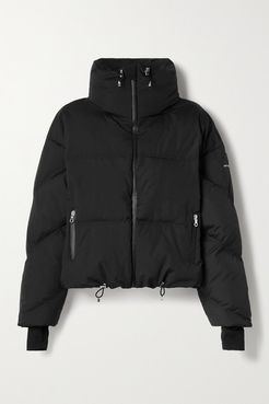 Mont Blanc Hooded Quilted Down Jacket - Black