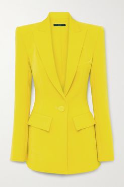 Alex Crepe Blazer - Yellow