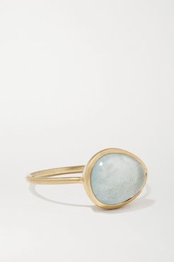 18-karat Gold Aquamarine Ring