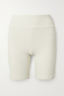 Woods 3d Textured Stretch Shorts - White