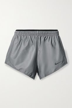 Tempo Luxe Run Division Reflective Shell Shorts - Gray