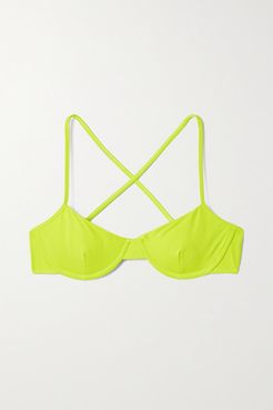 Net Sustain Mazlyn Underwired Bikini Top - Chartreuse
