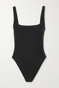 Net Sustain Nineties Stretch-repreve Swimsuit - Black
