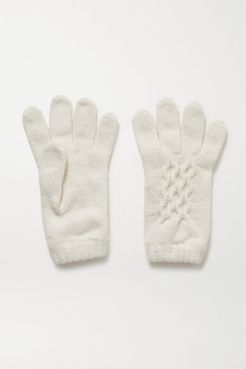 Net Sustain Cashmere Gloves - Ivory