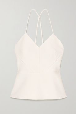 Bayfront Crepe Halterneck Top - White