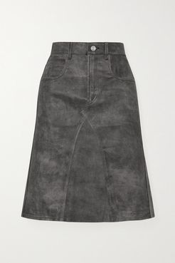 Fiali Leather Skirt - Black