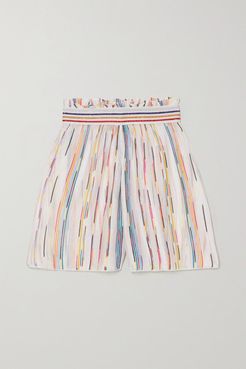 Mare Crochet-knit Shorts - White