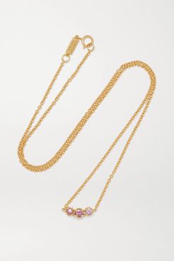 18-karat Gold Sapphire Necklace