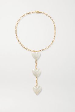 Gold-plated Mother-of-pearl Necklace