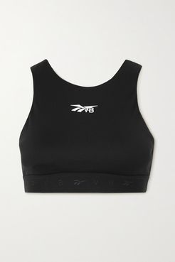 Performance Stretch Sports Bra - Black