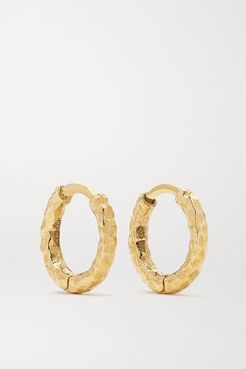 Net Sustain Micro Gabby 18-karat Recycled Gold Hoop Earrings