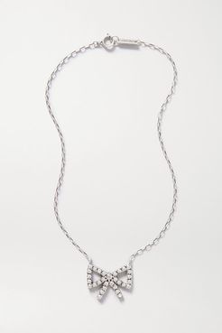 Silver-tone Crystal Necklace
