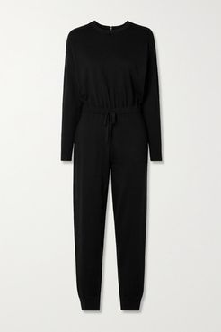 Alice Olivia - Nikita Wool-blend Jumpsuit - Black