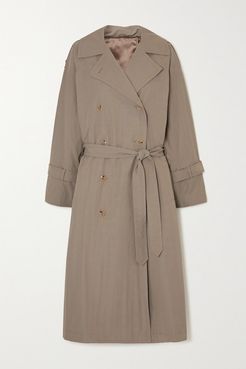 Tech Cotton-blend Trench Coat - Beige