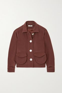 Sofie Wool-felt Jacket - Tan