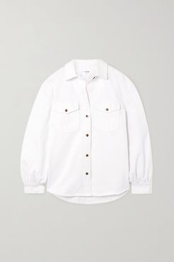 Boyfriend Denim Shirt - White
