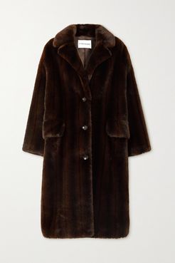 Theresa Faux Fur Coat - Brown