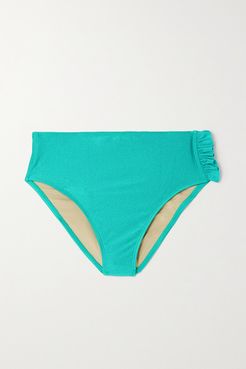 Tamini Ruffled Bikini Briefs - Azure