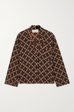 Osa Printed Twill Shirt - Copper