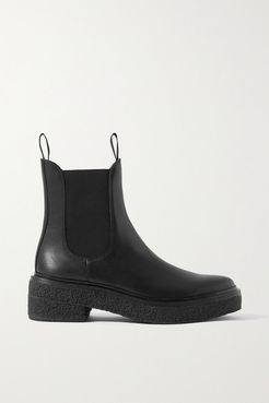 Net Sustain Raquel Leather Chelsea Boots - Black