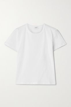 Margo Cotton-jersey T-shirt - White