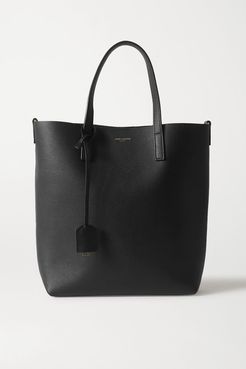 Mini Leather Tote - Black