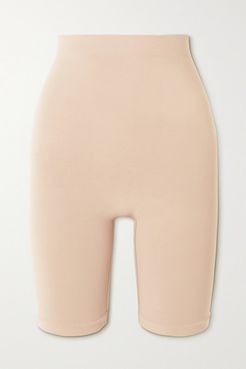 Seamless Sculpt Sculpting Mid Thigh Shorts - Sand