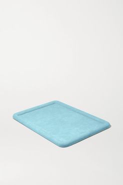Suede Jewelry Tray - Turquoise