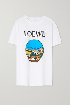 Ken Price La Series Printed Cotton-jersey T-shirt - White