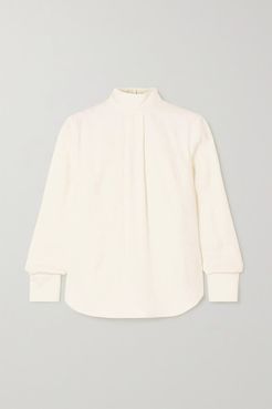 Riley Jacquard Blouse - Cream