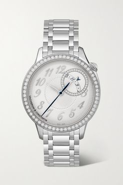 Egérie Automatic 35mm Stainless Steel And Diamond Watch - Silver