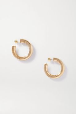 Mini Jamma Gold-plated Hoop Earrings