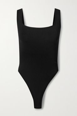 Samos Knitted Bodysuit - Black