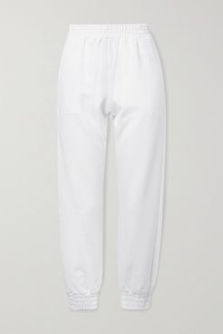 Sydney Cotton-jersey Track Pants - White