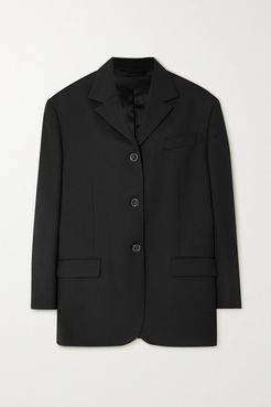 Woven Blazer - Black