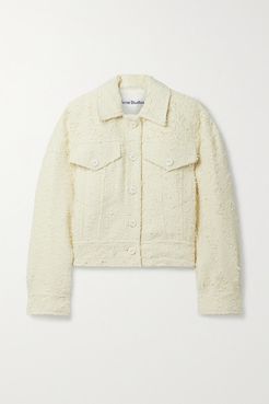 Cotton-blend Tweed Jacket - Ecru