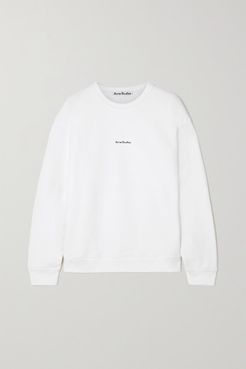 Net Sustain Printed Organic Cotton-jersey Sweatshirt - White