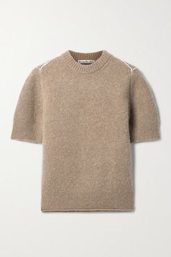 Knitted Sweater - Light brown