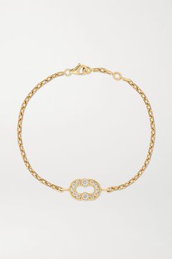 Net Sustain Magnetic 18-karat Gold Diamond Bracelet