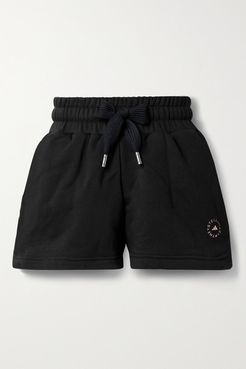 Cotton-blend Jersey Shorts - Black