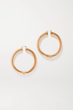 Oversized Gold-tone Hoop Earrings