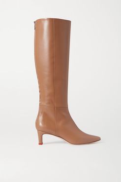 Sidney Leather Knee Boots - Neutral
