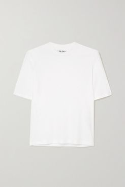 Bella Cotton-jersey T-shirt - White