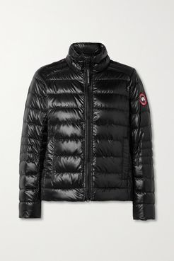 Cypress Quilted Recycled Ripstop Down Jacket - Black