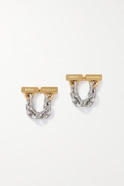 Gold- And Silver-tone Earrings