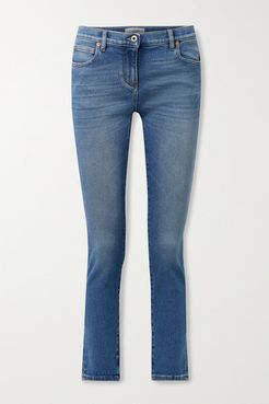 Mid-rise Skinny Jeans - Mid denim
