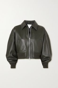 Leather Jacket - Green