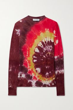 Miller Tie-dyed Cashmere Sweater - Red
